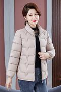 2024冬季女士棉袄韩版时尚显瘦大码百搭大口袋妈妈装棉服外套