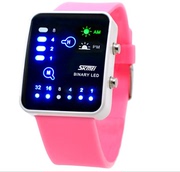 LED电子手表时尚防水情侣果冻手表