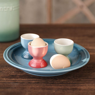 lepantry欧式餐厅放鸡蛋杯陶瓷，蛋托碟早餐托杯鸡蛋，座杯托拖杯餐具