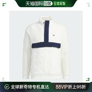 韩国直邮adidas高尔夫，绿色boa短门襟拉链，长袖夹克hy0982