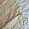 克丽丝塔春季女睡衣，纯棉两件套长袖长裤，家居服睡裙碎花