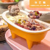 爸爸炒料网红同款小熊浴缸造型甜品碗餐具火锅茶餐厅冰汤圆小吃碗