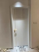 网红卧室门室内门书房门现代简约静音门房间门奶油白色定制门