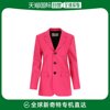 香港直邮amialexandremattiussi女士桃红色羊毛，西装外套