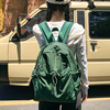 韩版2024潮纯色，双肩包女时尚书包大学生，休闲背包超轻旅行包