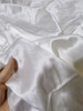 真丝白色纯色素绉缎零头，布100%桑蚕丝，面料大块服装床品连衣裙布料