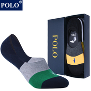 polo隐形袜子男防滑硅胶，不掉跟船袜，夏季薄款防臭吸汗低帮浅口袜套