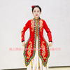 新疆民族舞台服装维吾尔族民族，表演舞蹈服饰维族长，款丝绒秋冬马甲