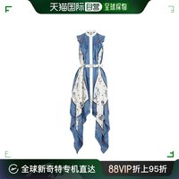 香港直邮fendi中式领无袖，连衣裙fdc727anr4