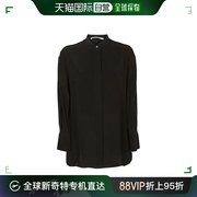 香港直邮givenchy女士，黑色长袖衬衫bw60ew10jx001