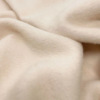 粉白色单面羊绒面料冬季单面，阿尔巴卡羊驼绒羊毛大衣外套布料