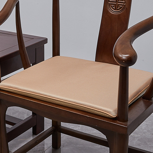 红木坐垫椅垫夏季家用防滑透气夏天椅子实木茶台垫子办公室餐椅垫