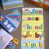 儿童益智拼图拼板木制英文，字母启蒙认知卡片拼单词早教益智玩具