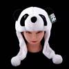 男女保暖护耳帽子可爱动物，造型卡通帽子熊猫，帽子头套儿童亲子帽