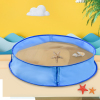可折叠外贸儿童戏水池海洋球池，超大决明子沙池澡盆，沙滩玩具免充气