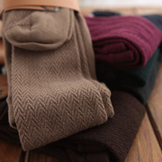日本秋冬水波纹莫代尔棉加厚高品质，保暖连裤袜打底袜子长腿