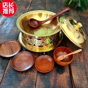 奶茶锅民族特色工艺品，纯铜奶茶锅，蒙古包饭店餐厅酒店餐具一件
