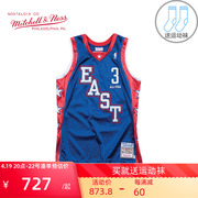 Mitchell Ness复古球衣刺绣AU球员版NBA全明星赛艾弗森篮球服背心