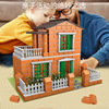 小小泥瓦匠手工diy小屋建筑，盖房子仿真别墅砖块，积木拼装儿童玩具