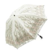 速发防晒防紫外线太阳伞女便携晴雨伞两用折叠蕾丝，公主遮阳伞刺绣