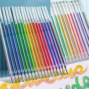 闪光啫喱笔彩色中性笔闪光笔流沙笔套装儿童荧光笔小学生用手帐笔