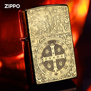 zippo正版打火机康斯坦丁牧师，恶灵挽歌地狱神探雕刻收藏男士送礼