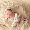 萝卜兔子婴儿，拍照衣服新生儿摄影小兔子，帽子套装道具2023