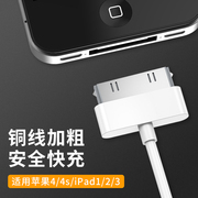 苹果4s数据线适用iPhone4平板1ipad2电脑3充电线iPod四充电器touch老款宽口a1395手机闪快充广逸一代套装