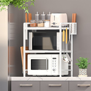 伸缩厨房置物架台面电饭煲微波炉烤箱，架厨具收纳架家用桌面双层架