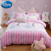 儿童床上用品三件套纯棉女儿房四件套床单被套全棉床品女孩公主风