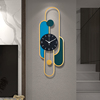 挂钟客厅家庭时尚大气创意石英钟现代简约玄关餐厅免打孔装饰钟表