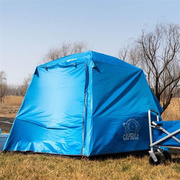 天幕帐篷户外露营自动可携式，折叠加厚黑胶，野餐野x营装备过夜