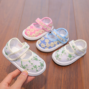 儿童古装鞋子中国风宝宝千层底1-3岁婴儿鞋男女童手工布鞋汉服A76