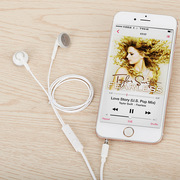 苹果适用工厂耳塞式平头线控耳麦3.5iPhone有线小米手机耳机