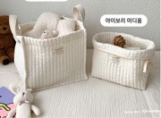 韩国ins绗绣儿童奶瓶纸尿裤婴儿床，挂包手提小包包女孩小包零钱包