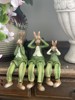 可爱三不兔子吊脚娃娃杂货 家居摆件 结婚礼物客厅卧室装饰品