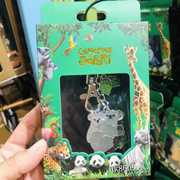 广州长隆纪念品 野生动物园考拉母子平面匙扣挂件小礼物