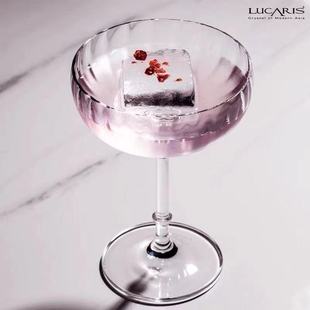 Lucaris 泰国进口水晶玻璃鸡尾酒杯马天尼杯香槟杯高脚杯司令杯