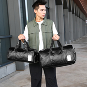 短途出差手提包单肩包斜挎旅行包大容量行李，包男士(包男士，)韩版健身包学生(包学生)