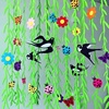 幼儿园空中教室走廊环境布置装饰品材料创意挂件吊饰挂饰柳条燕子