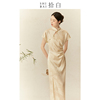 SHIBAI拾白新中式连衣裙国风女装提花高端优雅日常改良旗袍年轻款