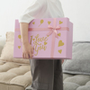粉色超大号礼物盒送女友，生日礼物包装盒长方形，盒空盒可装鞋盒
