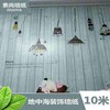 10米加厚pvc防水墙纸欧式电视背景大学生宿舍卡通，壁纸家具翻新纸