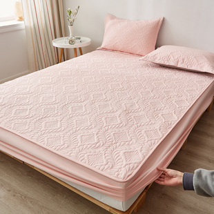 喜兹床笠单件床套加厚夹棉床罩床单席梦思床垫，保护套1.5米1.8m床