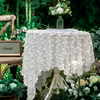 美式欧式田园法式复古桌布蕾丝，ins公主风，北欧长方形圆形桌垫盖巾