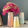 创意北欧干花艺术花瓶摆件陶瓷客厅装饰餐桌百合鲜花插花水培器皿