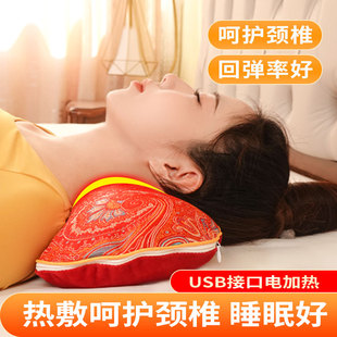 老傅家艾绒枕三度调息枕颈椎，枕护颈枕头枕芯热敷睡眠专用