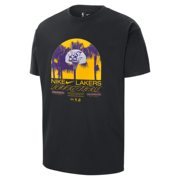 Nike耐克洛杉矶湖人队NBA短袖T恤宽松纯棉针织男款DR6301-010