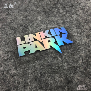 林肯公园linkinpark音乐，乐队标志贴纸汽车电动车，电脑箱包贴纸