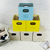 正方形30cm格子收纳盒布艺定制尺寸折叠式衣柜衣服玩具书本整理箱